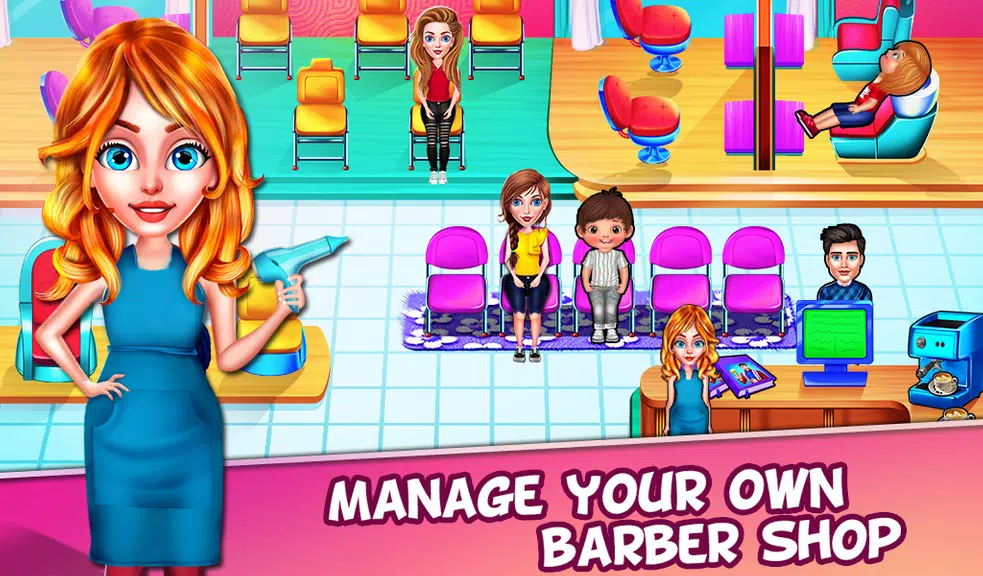 Barber Shop - Simulator Games Capture d'écran 1