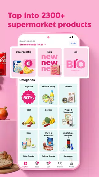 Flink: Groceries in minutes Schermafbeelding 1