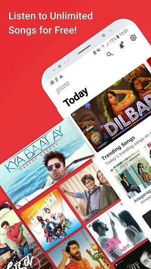 Gaana: MP3 Songs, Music App Capture d'écran 3