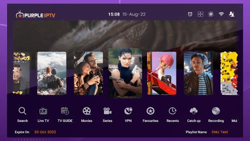 Purple IPTV Ekran Görüntüsü 0