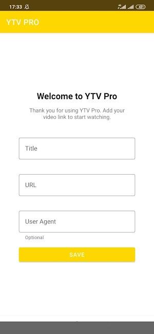 YTV Player Pro 스크린샷 1