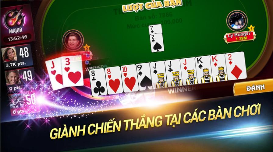 Vip777 Phỏm: Tá Lả Online ภาพหน้าจอ 1