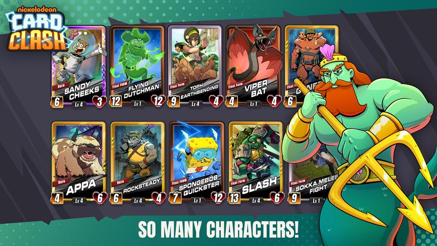 Nickelodeon Card Clash ภาพหน้าจอ 1