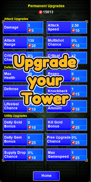 Lone Tower Roguelike Defense MOD Ảnh chụp màn hình 1
