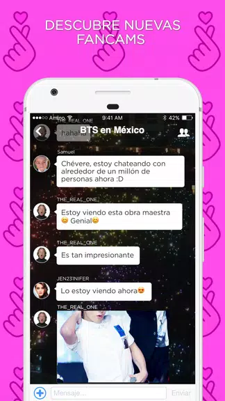 K-Pop Amino en Español स्क्रीनशॉट 2