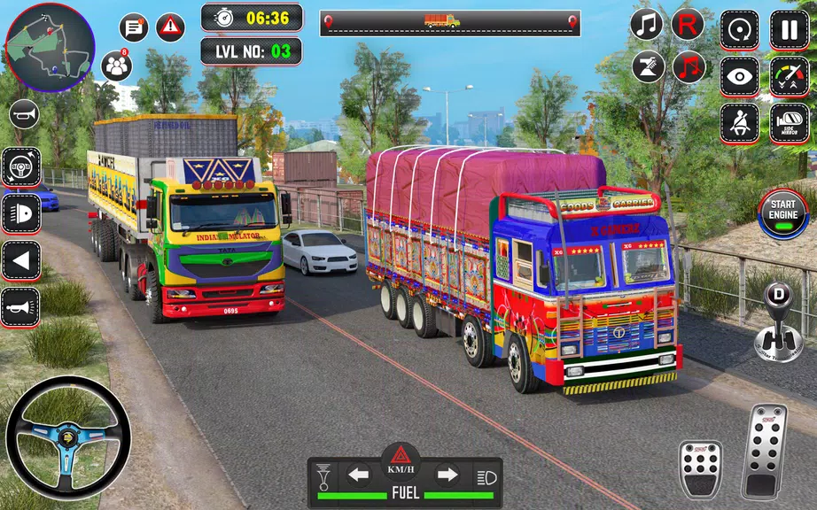 Cargo Truck Driving Games 3D Captura de pantalla 2