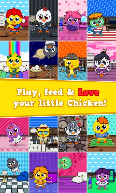 My Chicken - Virtual Pet Game Captura de tela 3