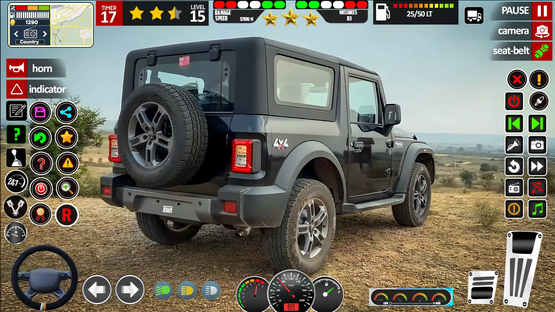 Jeep Driving Game 3d Simulator Captura de tela 0