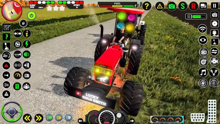 Real Farm Indian Tractor Game स्क्रीनशॉट 1