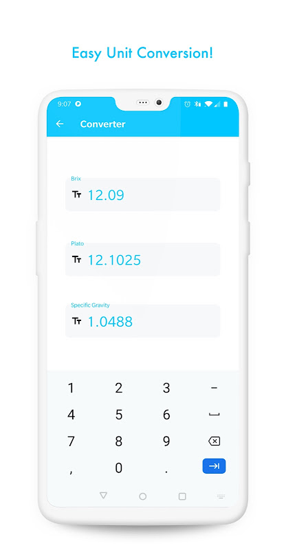 Simple ABV Calculator Captura de pantalla 1