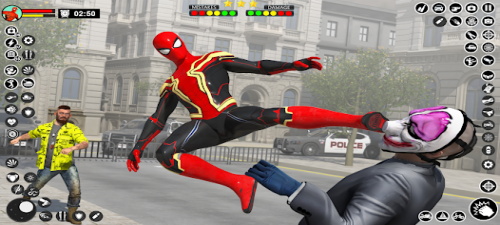 Spider Rope Hero - Crime Games ภาพหน้าจอ 1