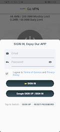 Go VPN - Google One-Key SignIn スクリーンショット 0