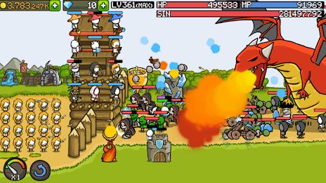 Grow Castle - Tower Defense Скриншот 2