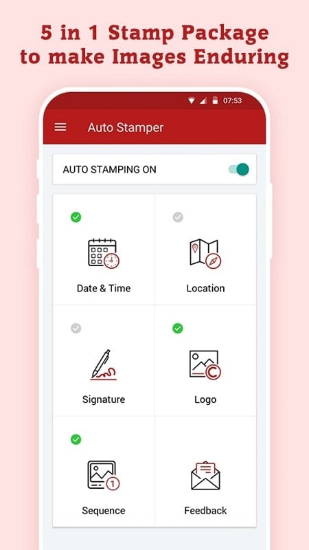 Auto Stamper Screenshot 2