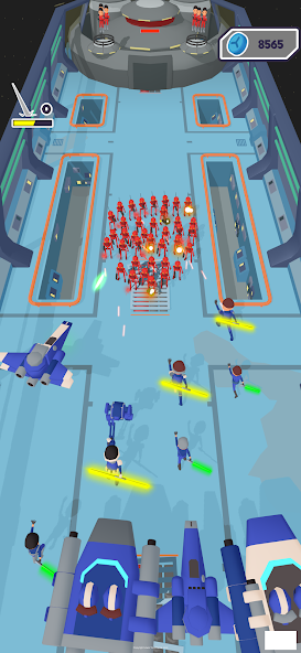 Space Army: Universe Clash Mod स्क्रीनशॉट 1