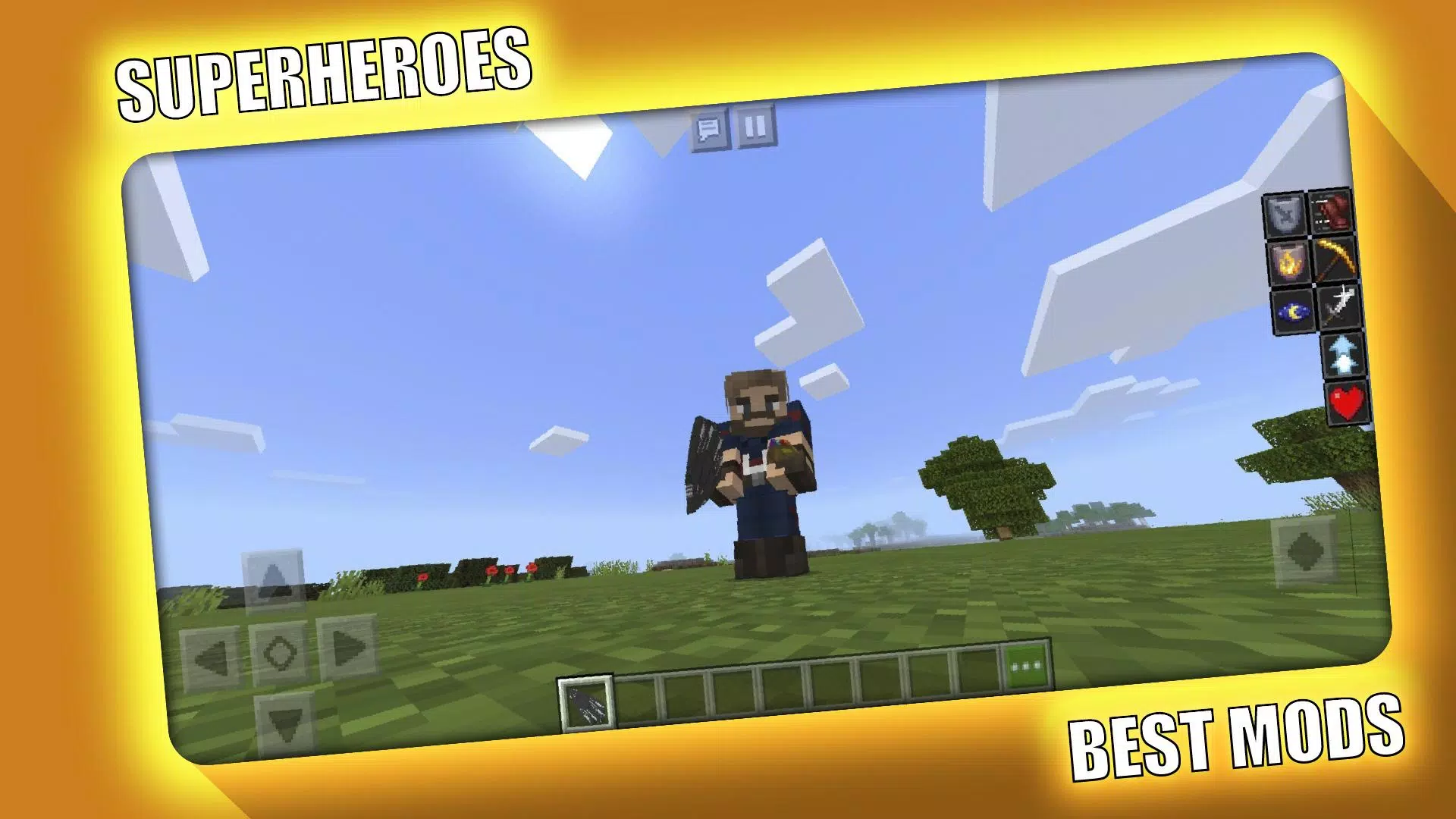 Superheroes Mod for Minecraft  螢幕截圖 2