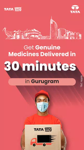 TATA 1mg Online Healthcare App スクリーンショット 1