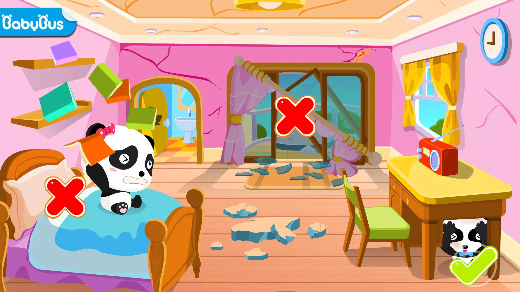 Baby Panda Earthquake Safety 1 স্ক্রিনশট 0