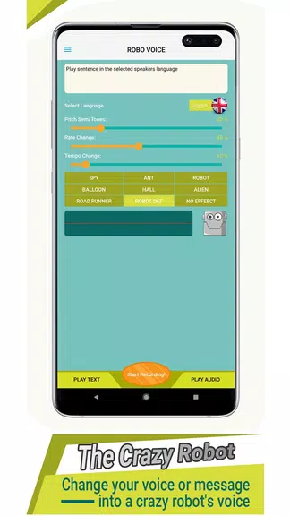 Robot Voice Ekran Görüntüsü 1