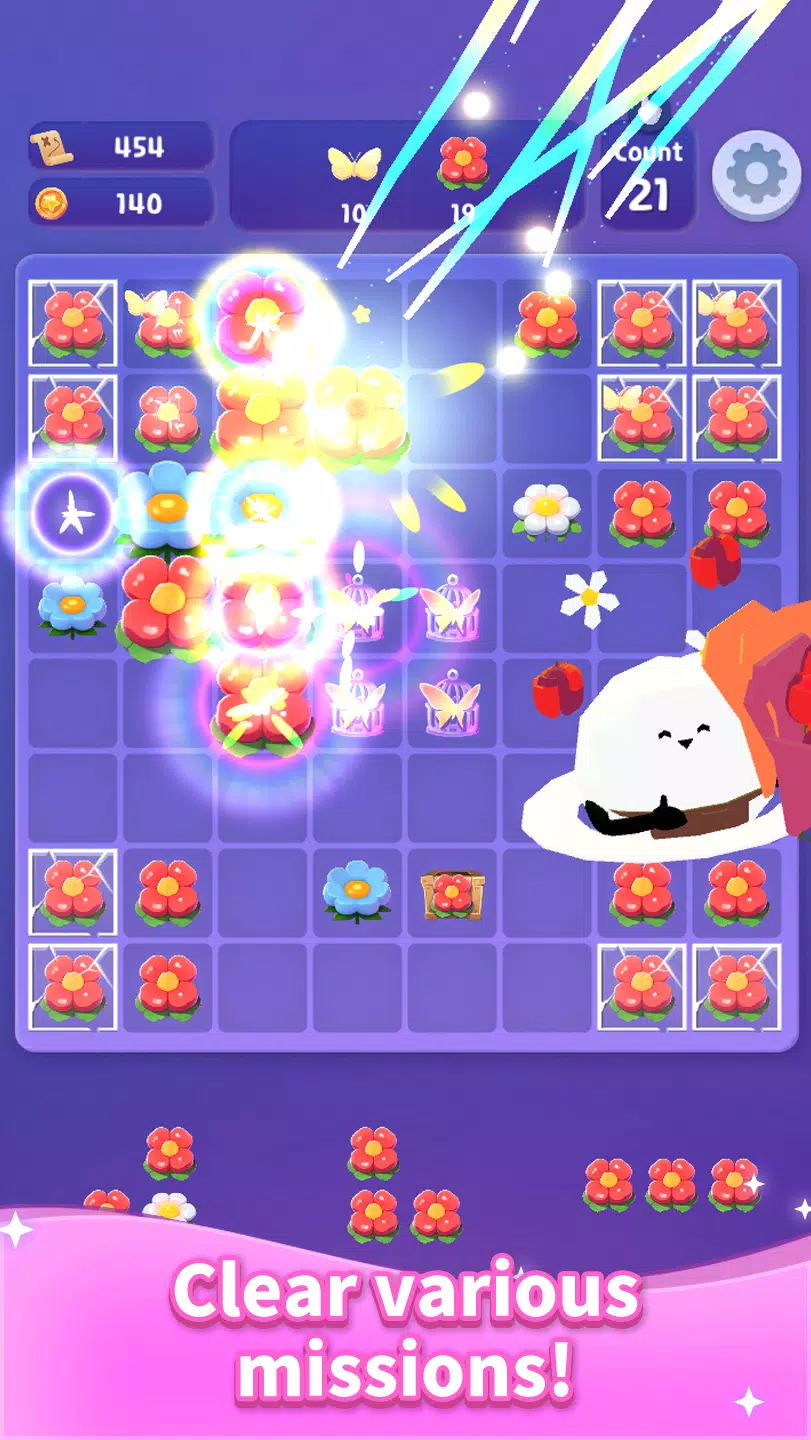 Starcrumbs Match Flower Screenshot 2