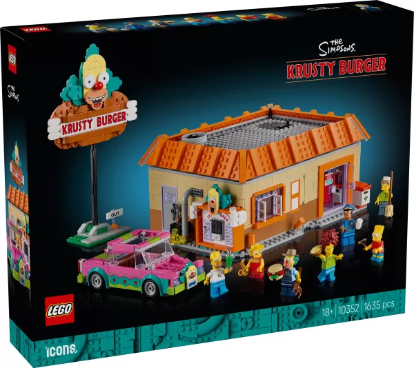LEGO REVIVE SIMPSONS Collaboration, lance Krusty Burger Set