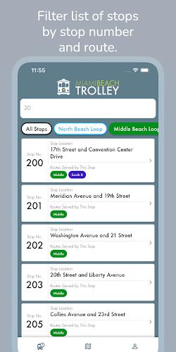 Miami Beach Trolley Tracker 螢幕截圖 1