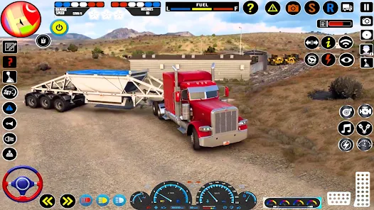 American Cargo Truck Games Sim Ảnh chụp màn hình 2