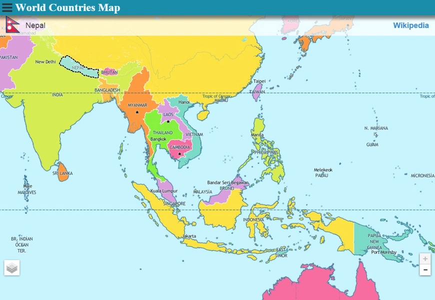 World Countries Map স্ক্রিনশট 0