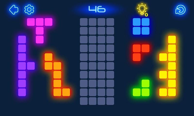 Glow Puzzle Block 3D 螢幕截圖 0