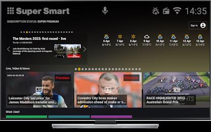 Super Smart TV Launcher ဖန်သားပြင်ဓာတ်ပုံ 0