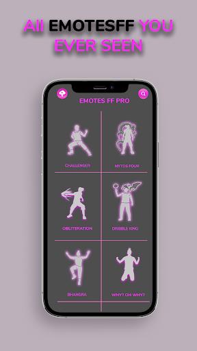 EmotesFF PRO | Dances & Emotes 螢幕截圖 2