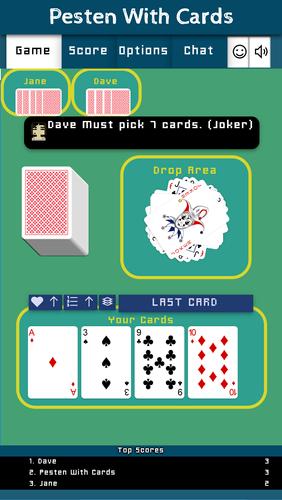 Pesten With Cards 螢幕截圖 3