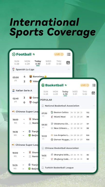 Xscorez - Euro Live Scores Zrzut ekranu 0
