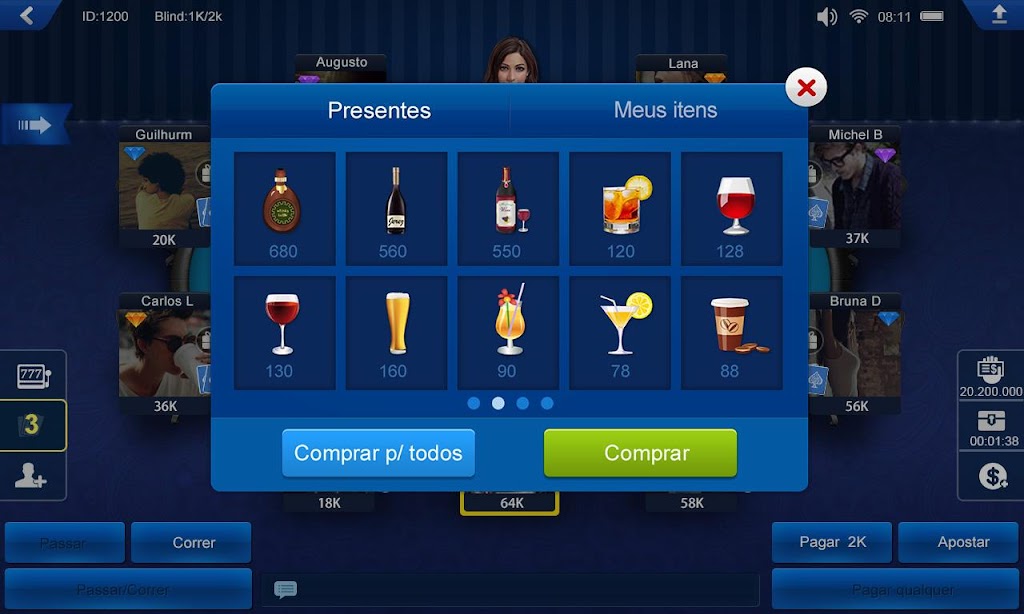 Poker Brasil HD Captura de tela 2