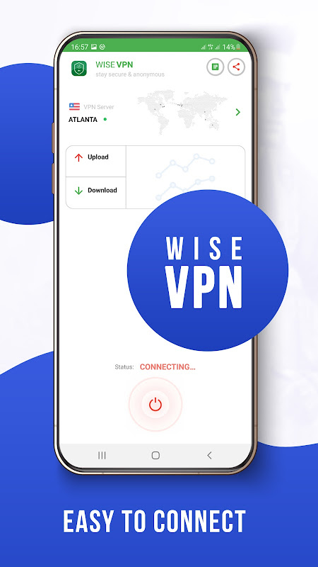 Fast VPN Wise VPN: Fast Secure 螢幕截圖 0
