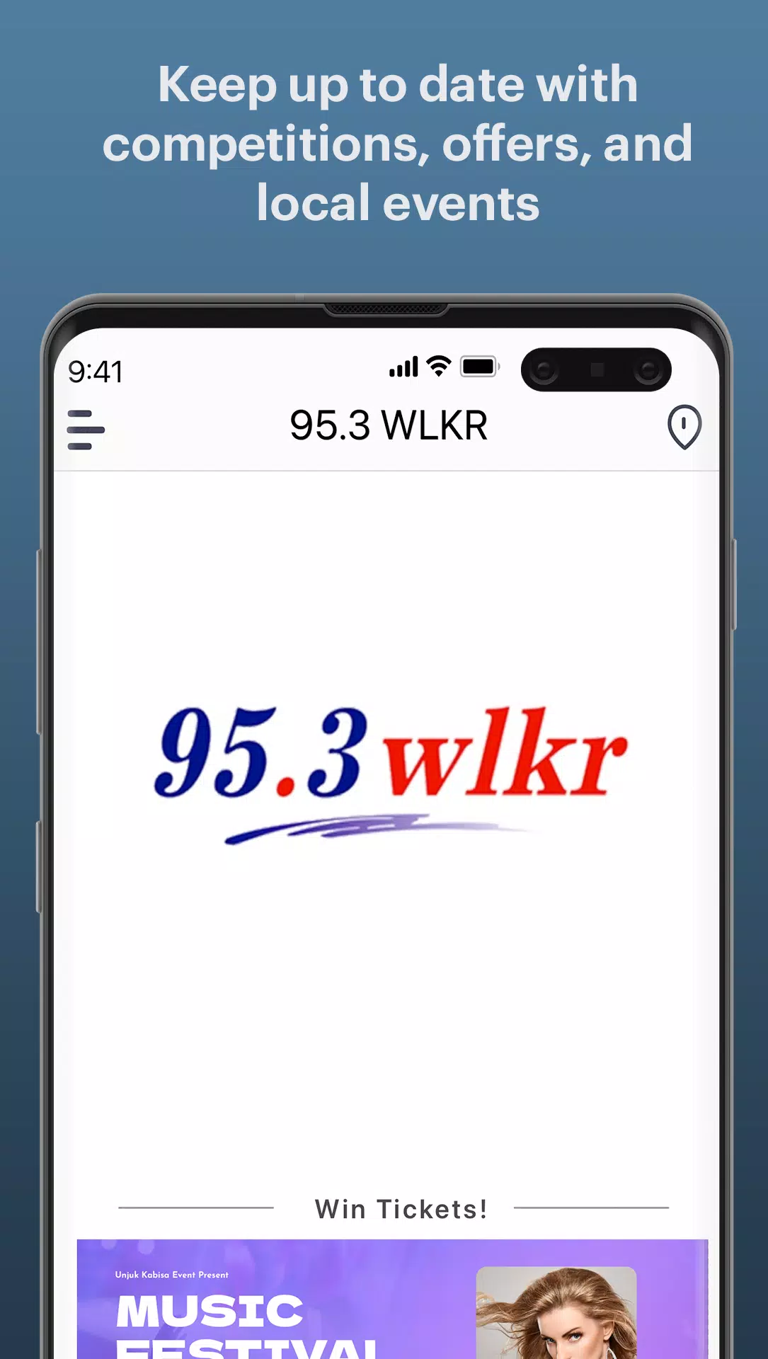 95.3 WLKR 螢幕截圖 2
