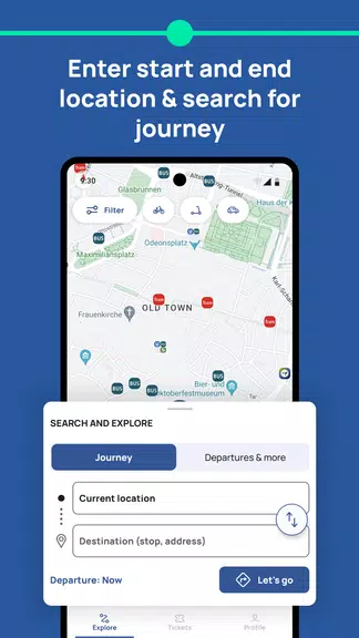 MVGO: Public Transport Munich Tangkapan skrin 0