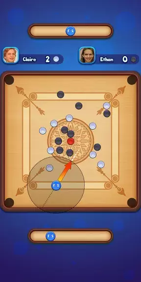 Carrom Strike - Disc Pool Game Ekran Görüntüsü 1