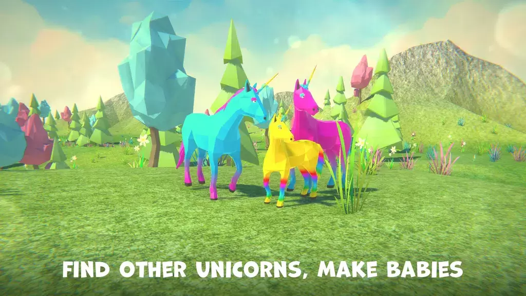 Unicorn Family Simulator Captura de tela 0