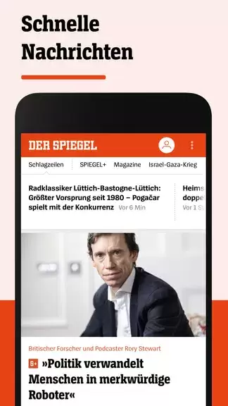 DER SPIEGEL - Nachrichten Скриншот 0