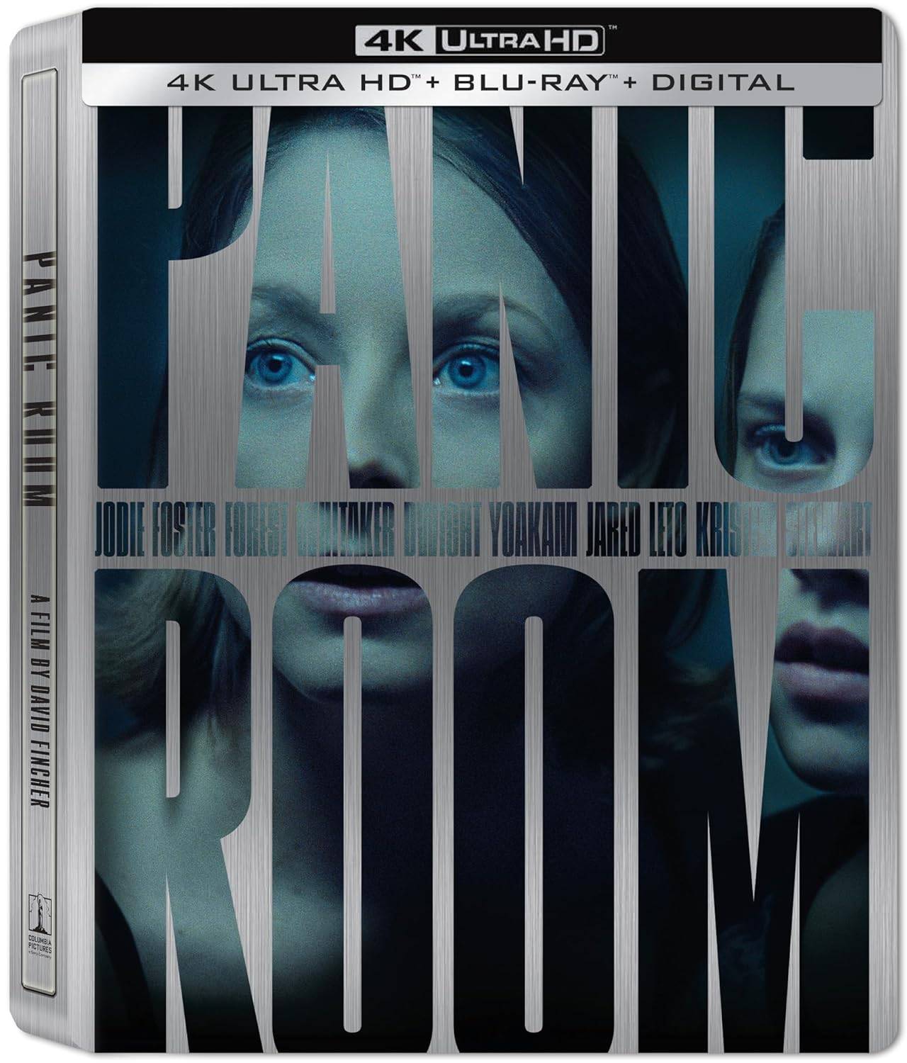 Panic Room - Steelbook (4K UHD + Blu-ray + Digital)