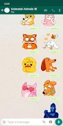 Animals Stickers WAStickerApps Ảnh chụp màn hình 1