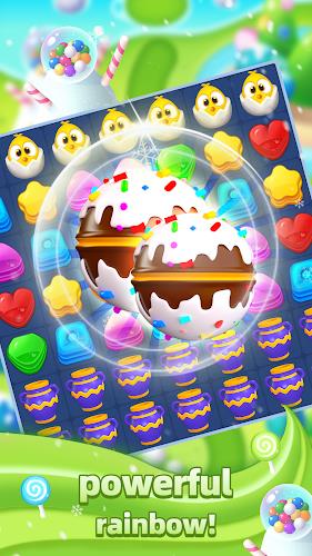 Sweet Candy Cat Puzzle Game Tangkapan skrin 0