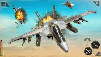 Combat Fighting Airplane Games スクリーンショット 0