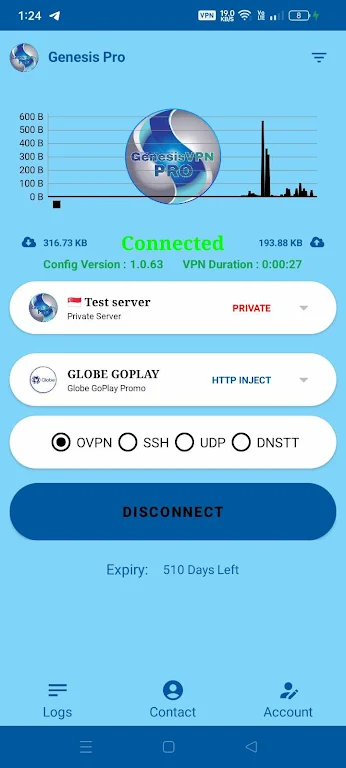 Genesis VPN Pro 螢幕截圖 2