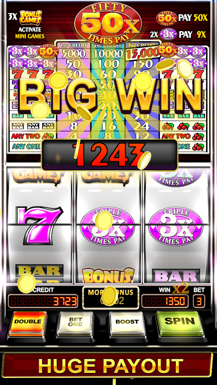 Triple Fifty Times Pay - Free Vegas Style Slots 스크린샷 0