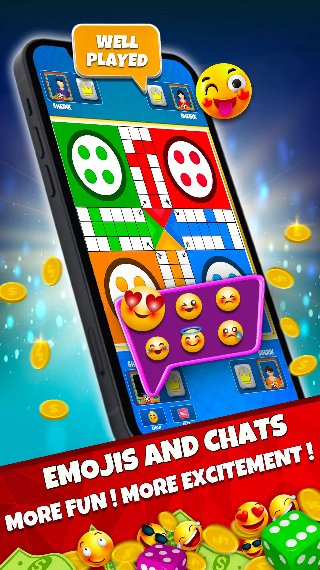 Ludo Online: Dice & Board Game स्क्रीनशॉट 2