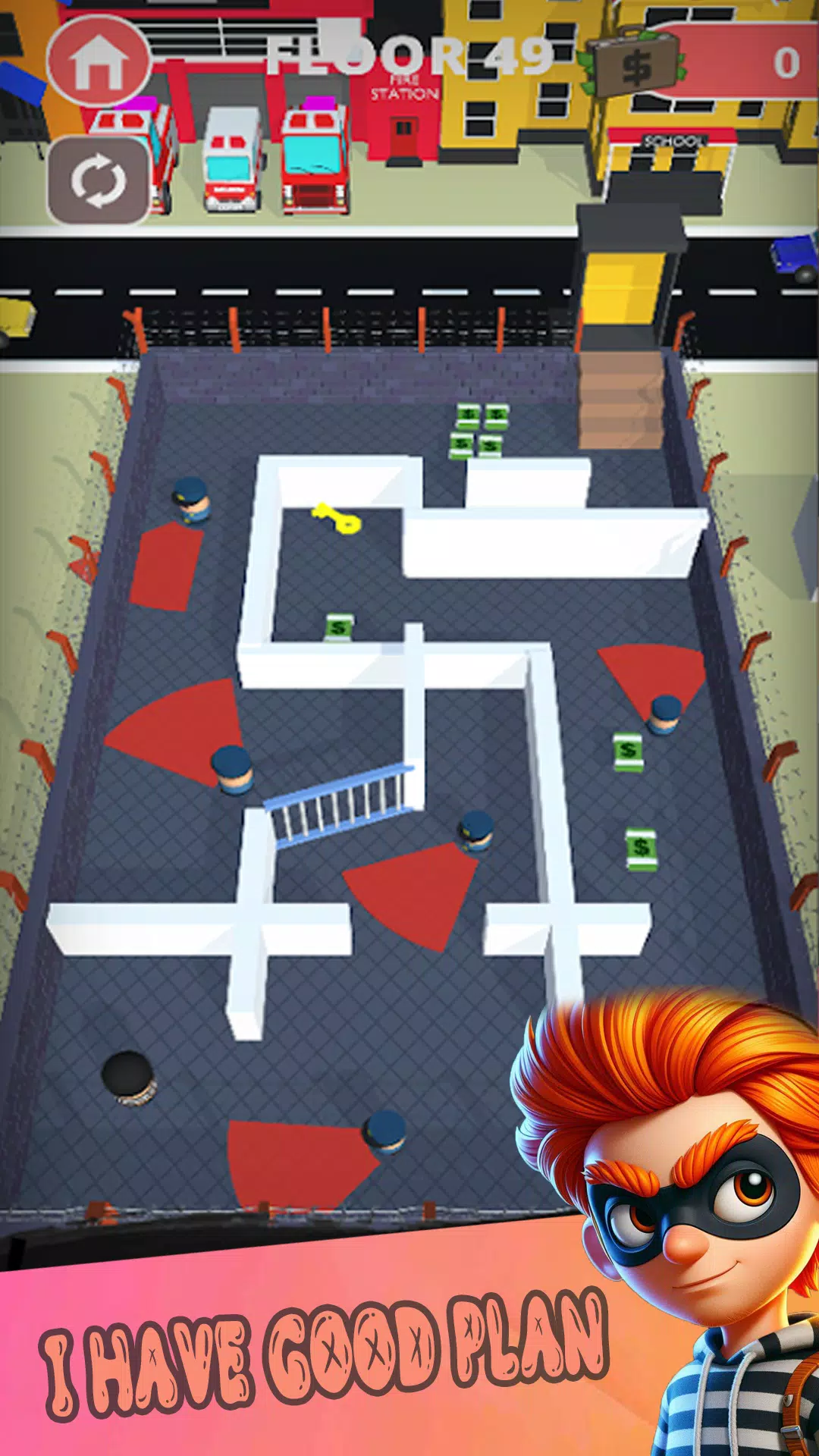 Escape Brk Thief Tangkapan skrin 1