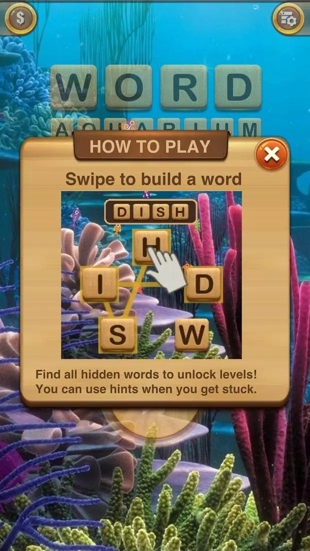 Word Aquarium Capture d'écran 1