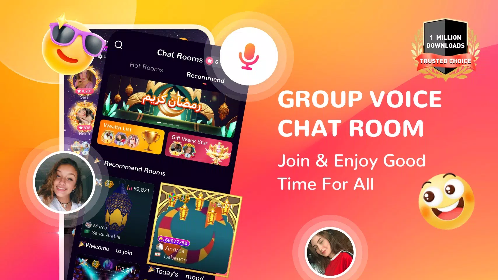 Honey Jar - Voice Chat & Party Screenshot 0